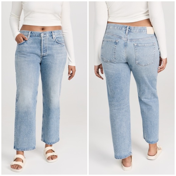 NWT Citizens of Humanity Neve Low Slung Relaxed Jeans in Scout Button Fly - Picture 1 of 15